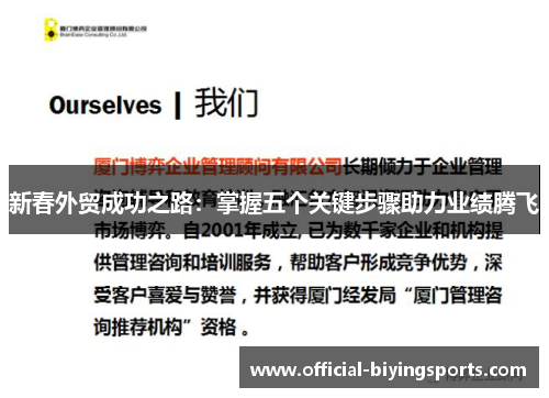 新春外贸成功之路：掌握五个关键步骤助力业绩腾飞