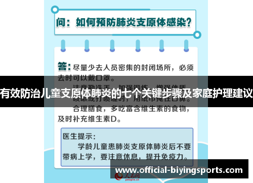 有效防治儿童支原体肺炎的七个关键步骤及家庭护理建议